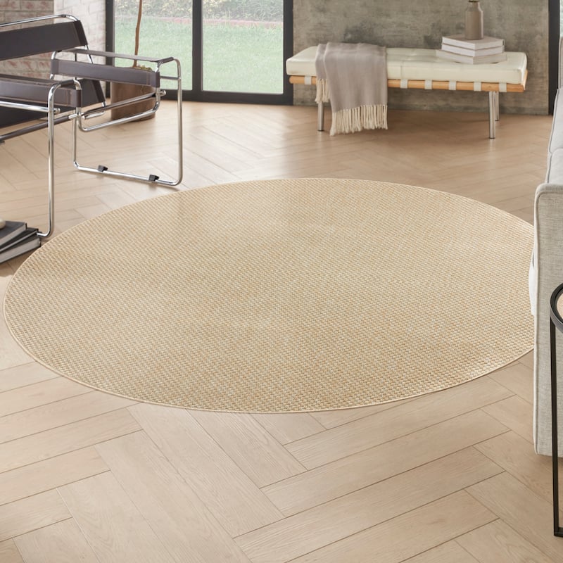 Nourison Tulum Indoor/Outdoor Solid Area Rug