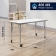 preview thumbnail 45 of 47, 24''W x 48''L Thermal Laminate Activity Table - Adjustable Short Legs