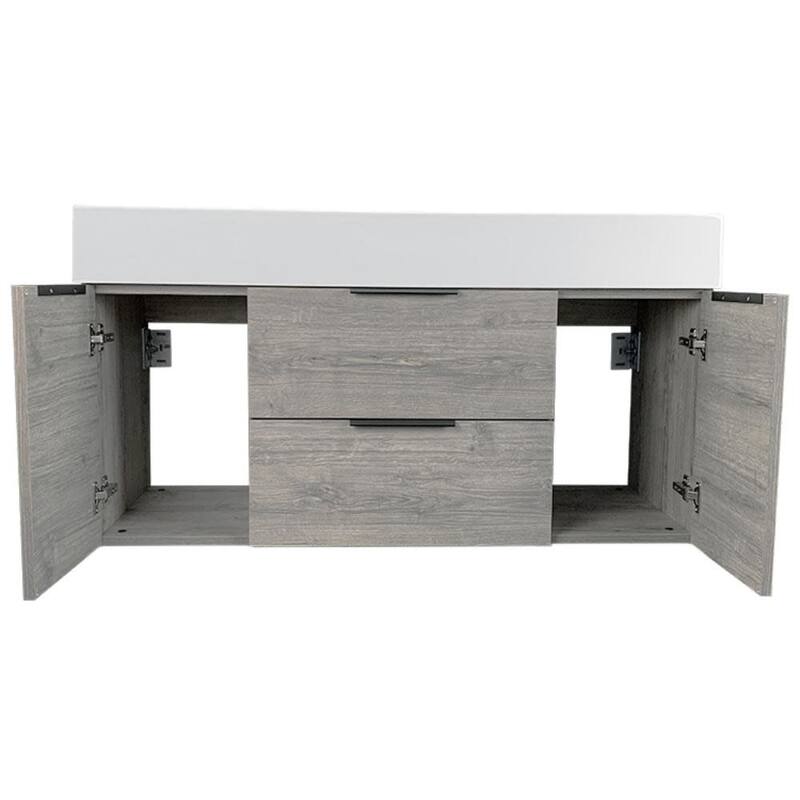 Nameeks Derin-4818-W-C Derin 48" Wall Mounted Single Basin Vanity Set