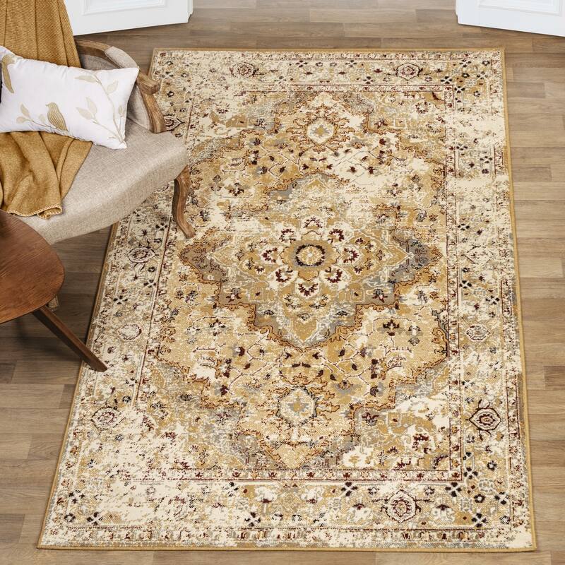Copper Grove Levski Area Rug - 5' x 8' - Camel