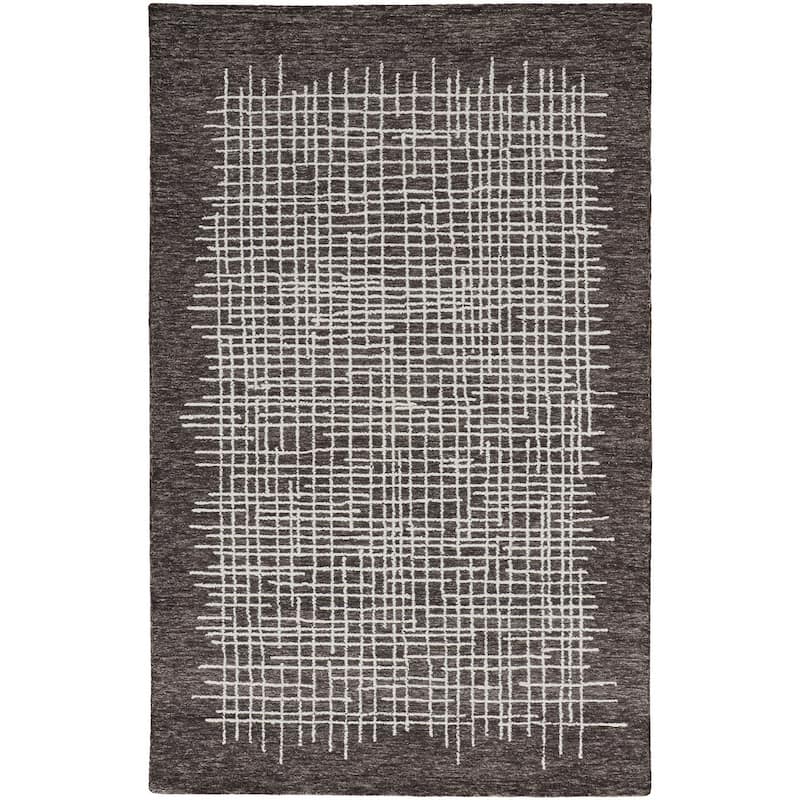 Wixo Hand Tufted Stain Resistant Soft Durable Area Rug By HomeRoots - 8' x 10'