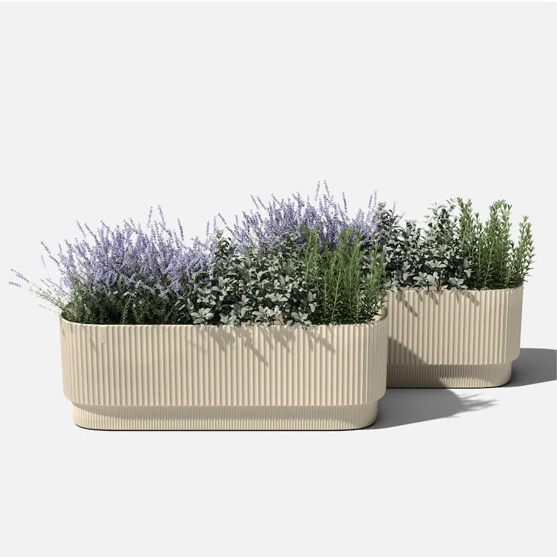 Veradek Demi Series 42'' Self-Watering Plastic Garden Bed