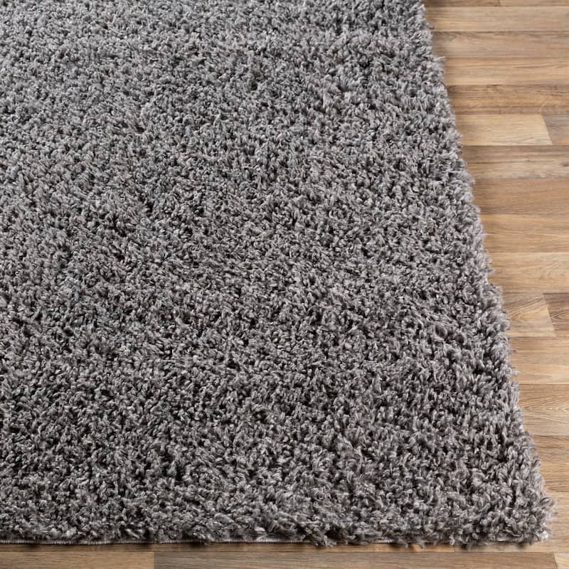 Livabliss Penny Solid Shag Area Rug