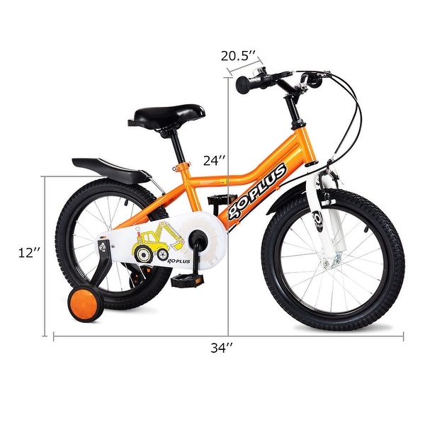 girls orange bike