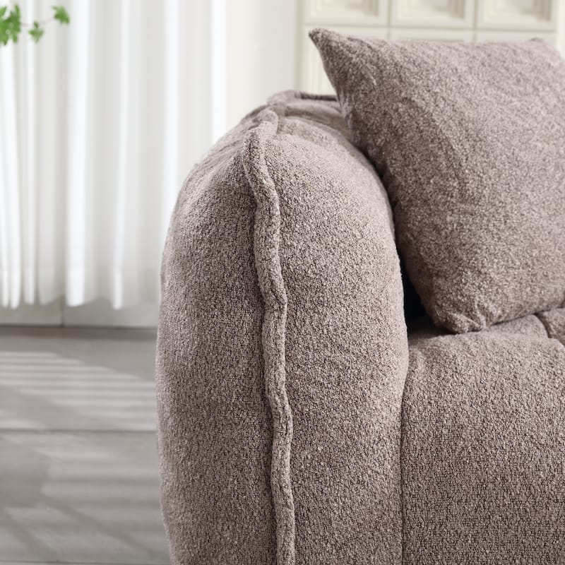 Comfortable square recliner sofa