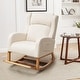preview thumbnail 14 of 66, HOMYKA 27.3" Wide Rocking Chair for Nursery Room