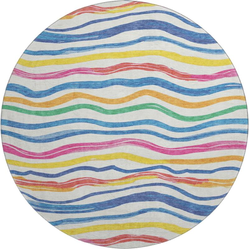 Premium Washable Super Soft Casual Stripes Mayfield Rug