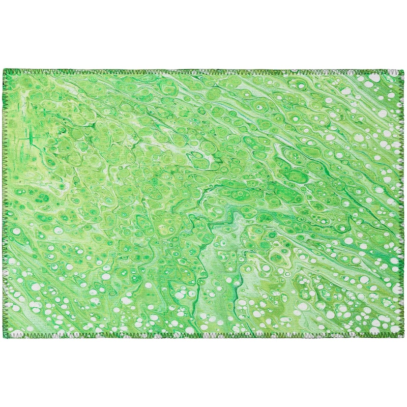 Indoor/ Outdoor Addison Karina Abstract Washable Area Rug