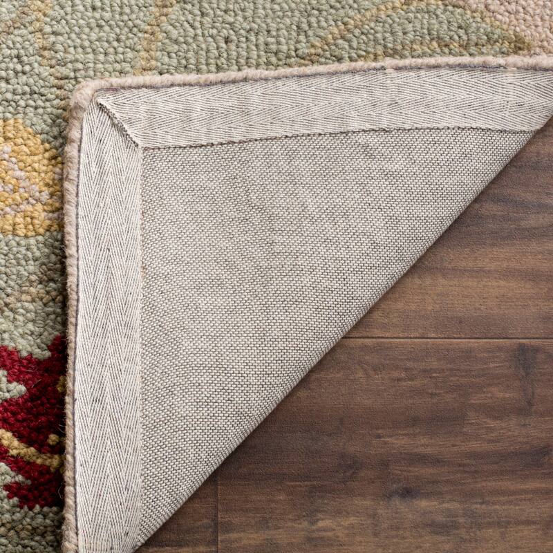 SAFAVIEH Handmade Blossom Nafsika Modern Floral Wool Rug