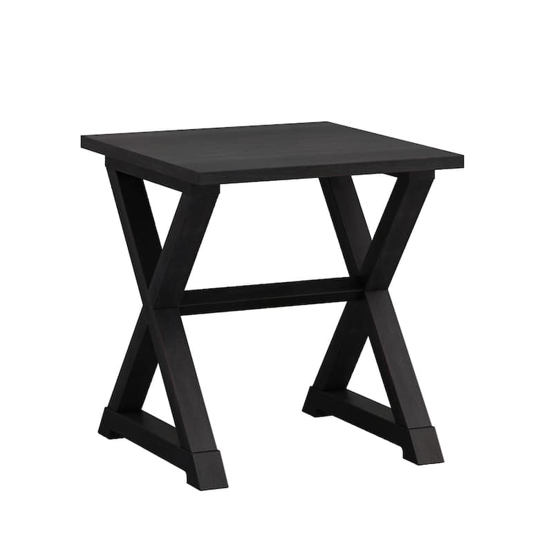 Black Nightstand Side Table End Table for Bedroom, Simple Sofa Table Coffee Table Tea Table Bedside Table - Black