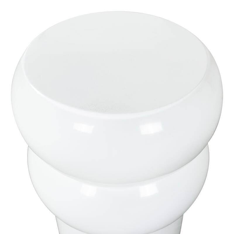 SAFAVIEH Couture Joyrosa Concrete Accent Table - 13"W x 13"D x 17"H