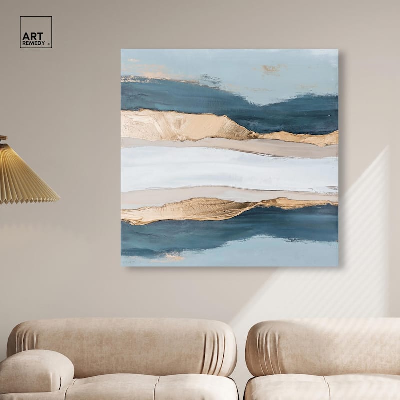 Crystalline Depths I Canvas by Art Remedy, Gallery Wrapped