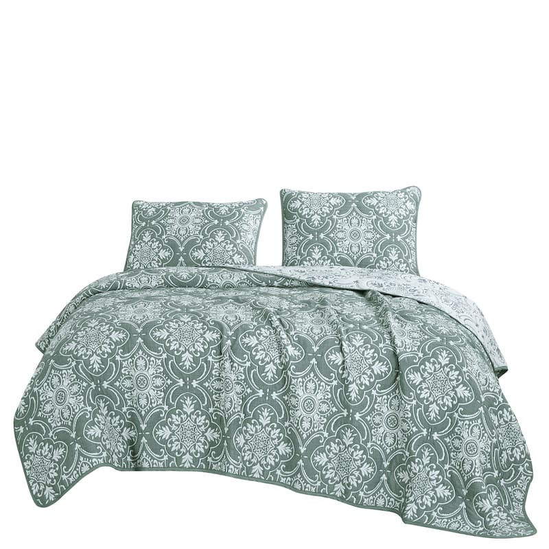 Eshe 3 Pieces matelasse coverlet