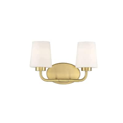 Savoy House Capra 2 Light 15" Wide Bathroom Vanity Light