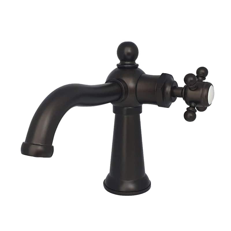 Kingston Brass Nautical Single-Handle Bathroom Faucet with Push Pop-Up