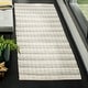 preview thumbnail 3 of 8, SAFAVIEH Handmade Natura Verdi Wool Rug 2'3" x 8' Runner - Grey/Ivory - Runner