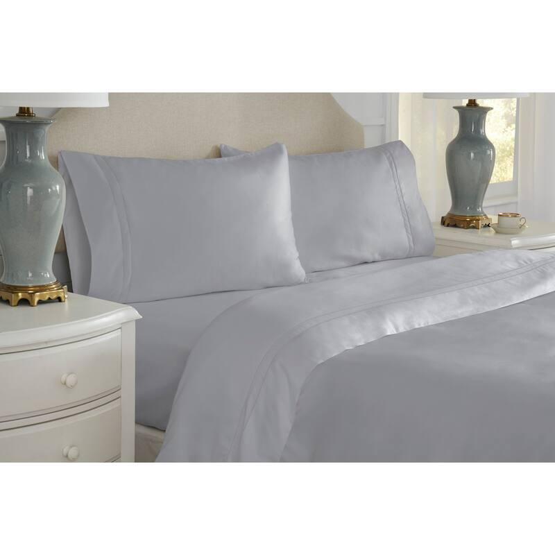 Pointehaven Deep Pocket 620 Thread Count Long Staple Cotton Sheet Set