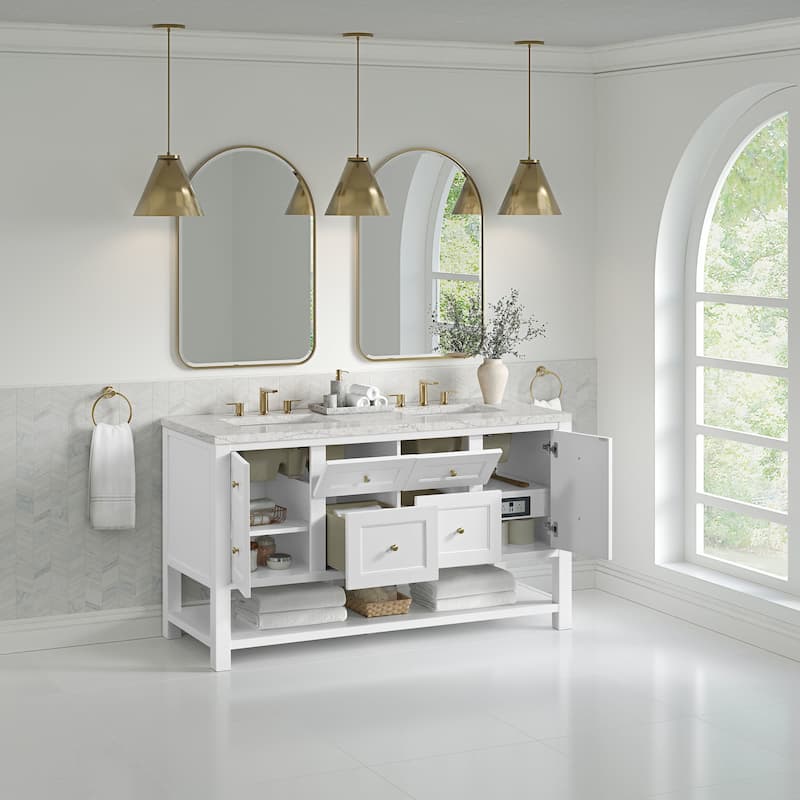 James Martin Vanities 330-V60D-FEJP Breckenridge 60" Free Standing