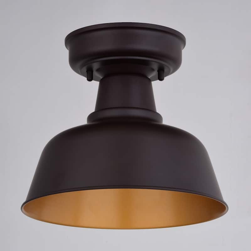 Vaxcel Lighting T0770 Cody 11" Wide Semi-Flush Outdoor Ceiling Fixture