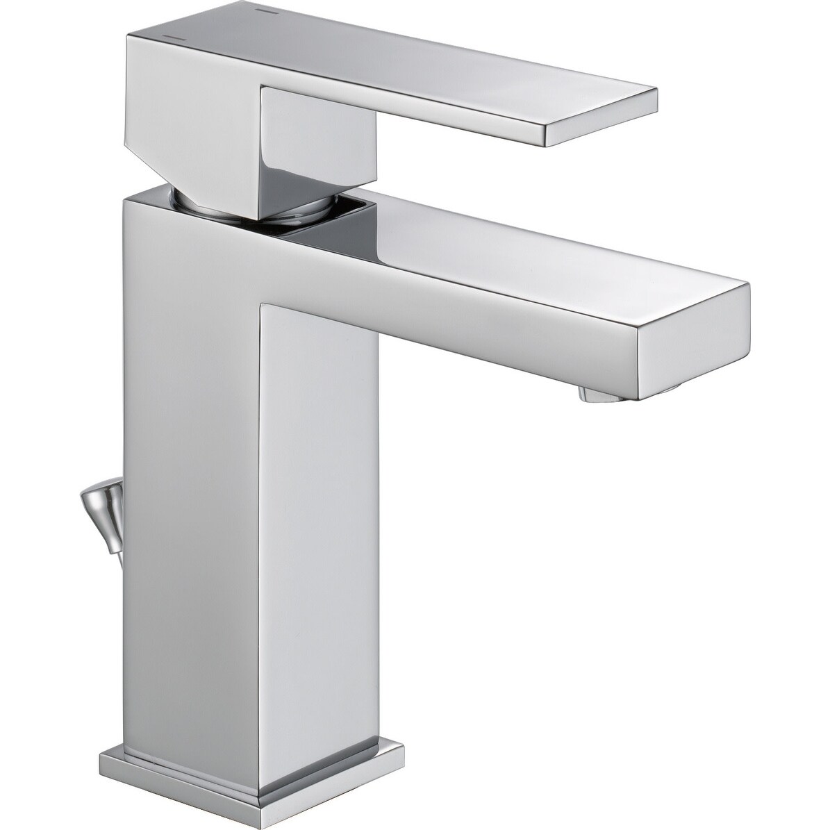 Shop Delta 567lf Gpm Pp Modern 1 Gpm Single Hole Bathroom Faucet