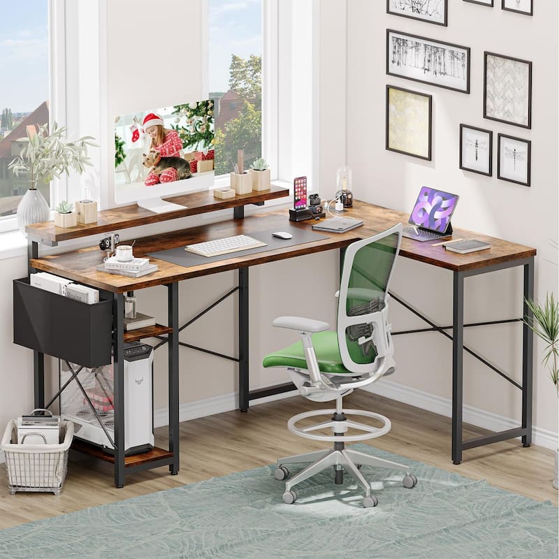 L Shaped Gaming Computer Desk