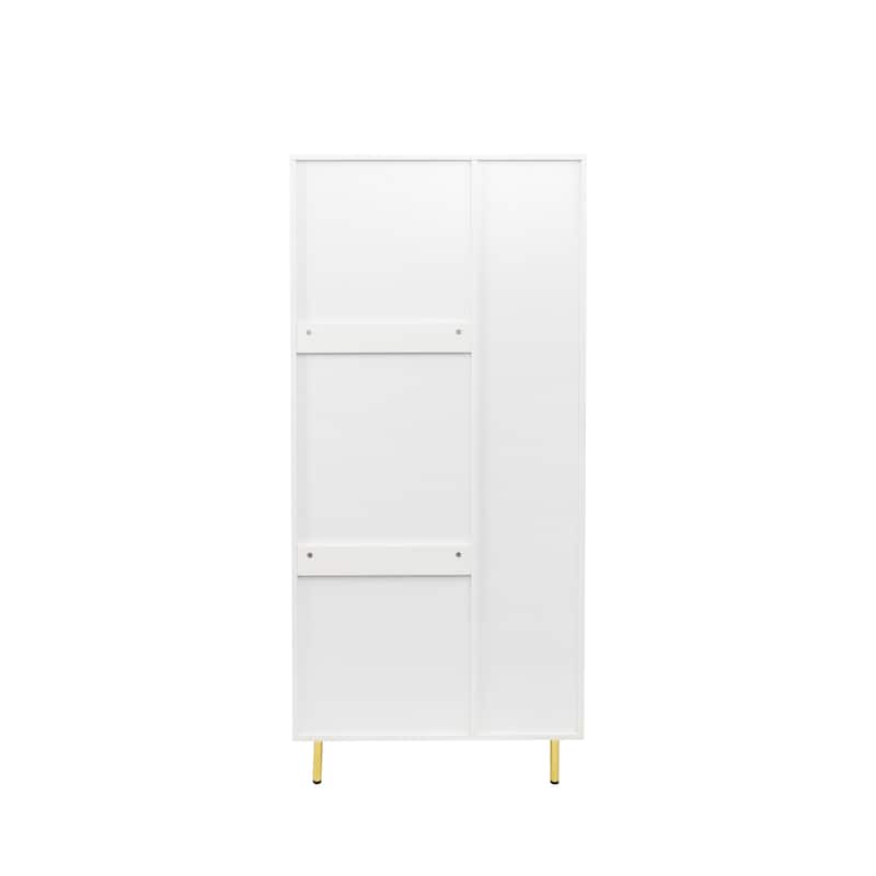 Armoire with 2 Doors with Handle for bedroom