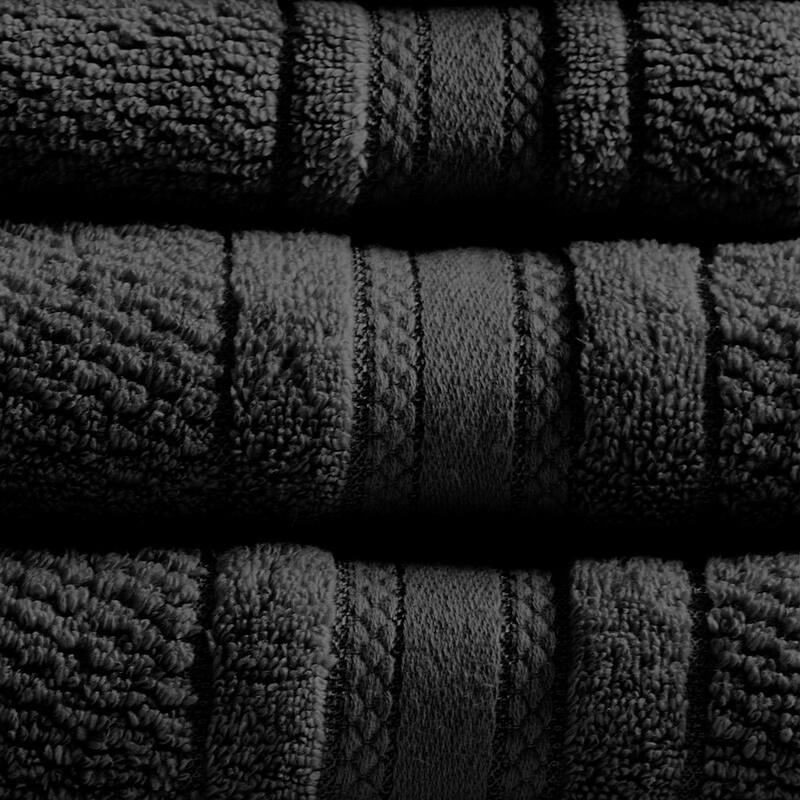 6 Piece Super Soft Cotton Quick Dry Bath Towel Set - N/A