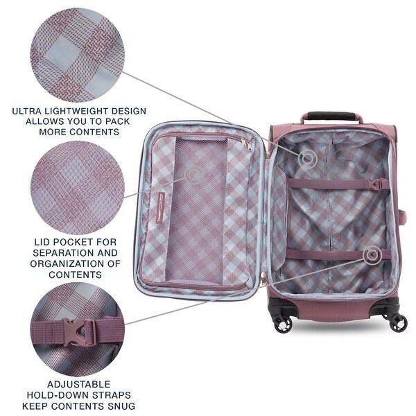 travelpro luggage maxlite 5 lightweight expandable suitcase