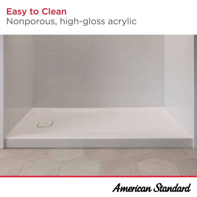 American Standard A8021T.LHO Aspirations 60" x 36" Rectangular Shower