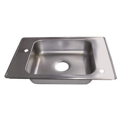 Haws 25" x 17" Stainless Steel Deck Mounted Sink