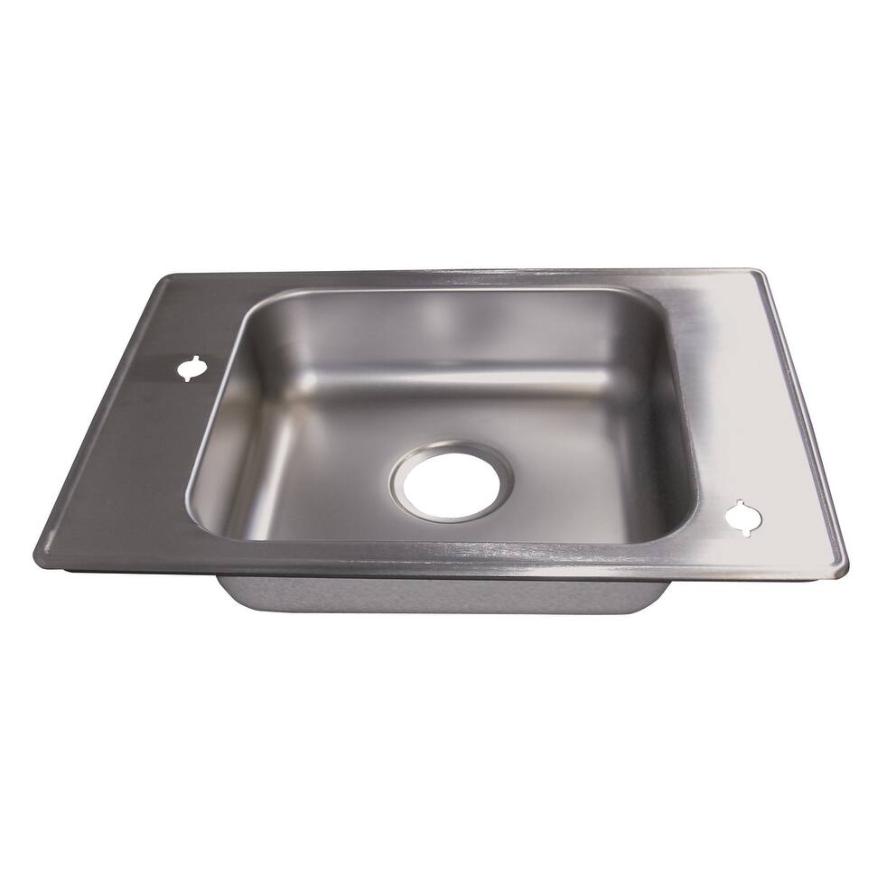 Haws 25" x 17" Stainless Steel Deck Mounted Sink