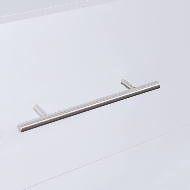 Twin Size Wall Bed with Shelves, Storage Drawers, Wardrobe, and Desk, White