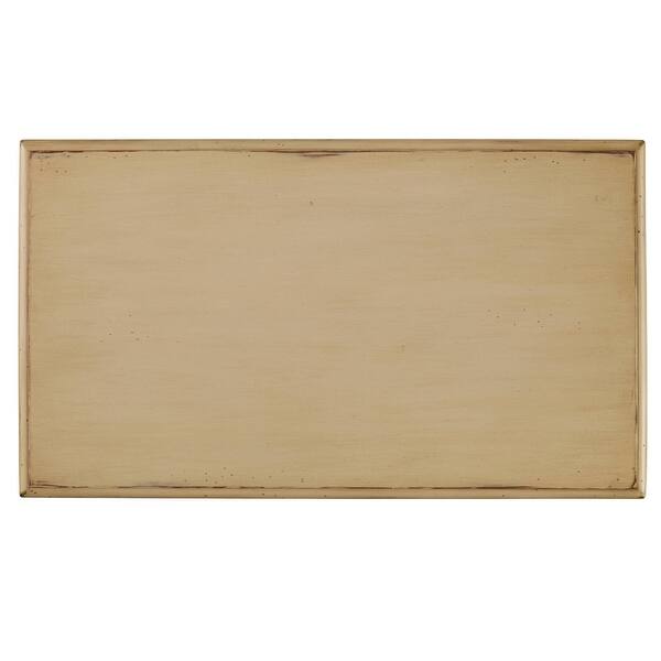 Shop Black Friday Deals On Hooker Furniture 638 50004 42 Wide Hardwood Writing Desk From The Melange Sofia Collection Sanded Cream Overstock 19456318