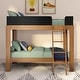 preview thumbnail 29 of 31, Mid-Century Modern Twin over Twin Bunk Bed