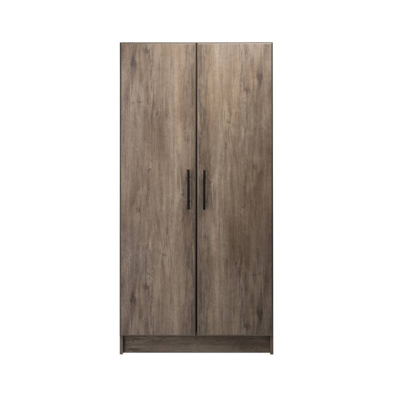 Prepac Elite Armoire Wardrobe Closet Cabinet with Hanging Rail