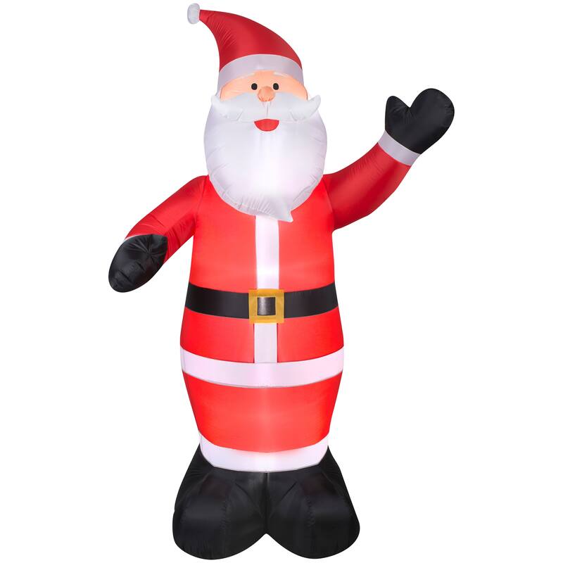 Gemmy Christmas Inflatable Santa , 8 ft Tall