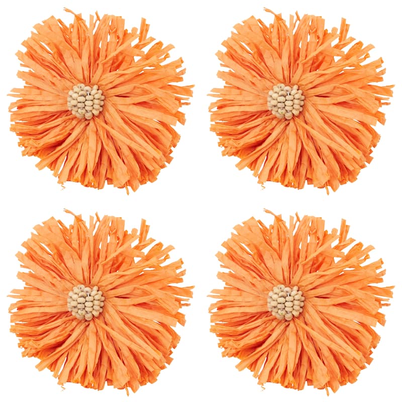 Raffia Charm Napkin Ring (Set of 4)