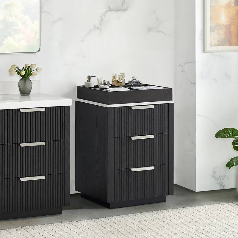 Santarem Solid Wood Partitioned Storage Cabinet