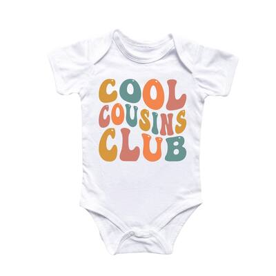 Cool Cousins Club - Baby Boy Girl Clothes Infant Bodysuit Funny Cute Newborn
