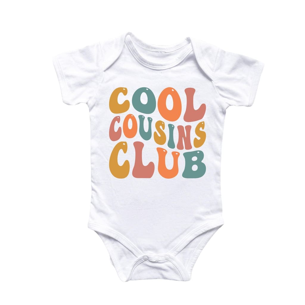 Cool Cousins Club - Baby Boy Girl Clothes Infant Bodysuit Funny Cute Newborn
