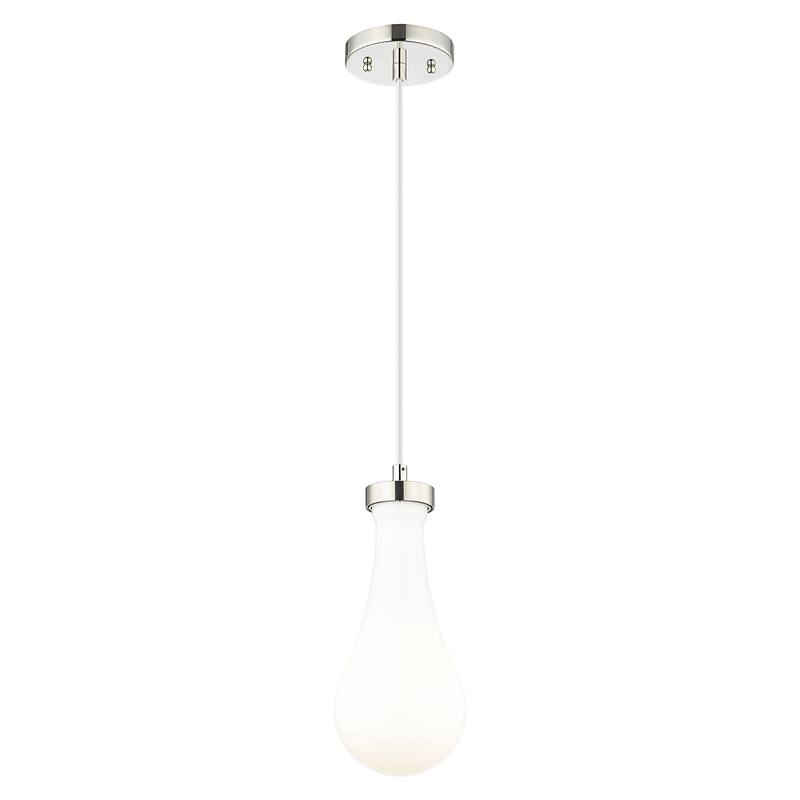 Innovations Lighting 451-1P-G451-5GWH Owego 5" Wide Mini Pendant with