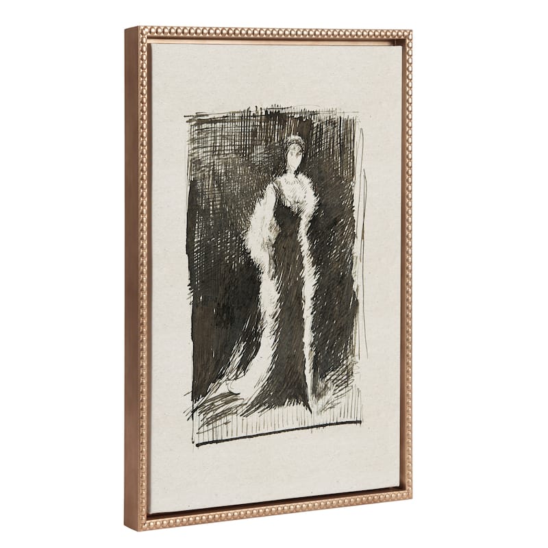 Sylvie Beaded Lady Meux Framed Canvas by The Art Institute of Chicago - 18x24