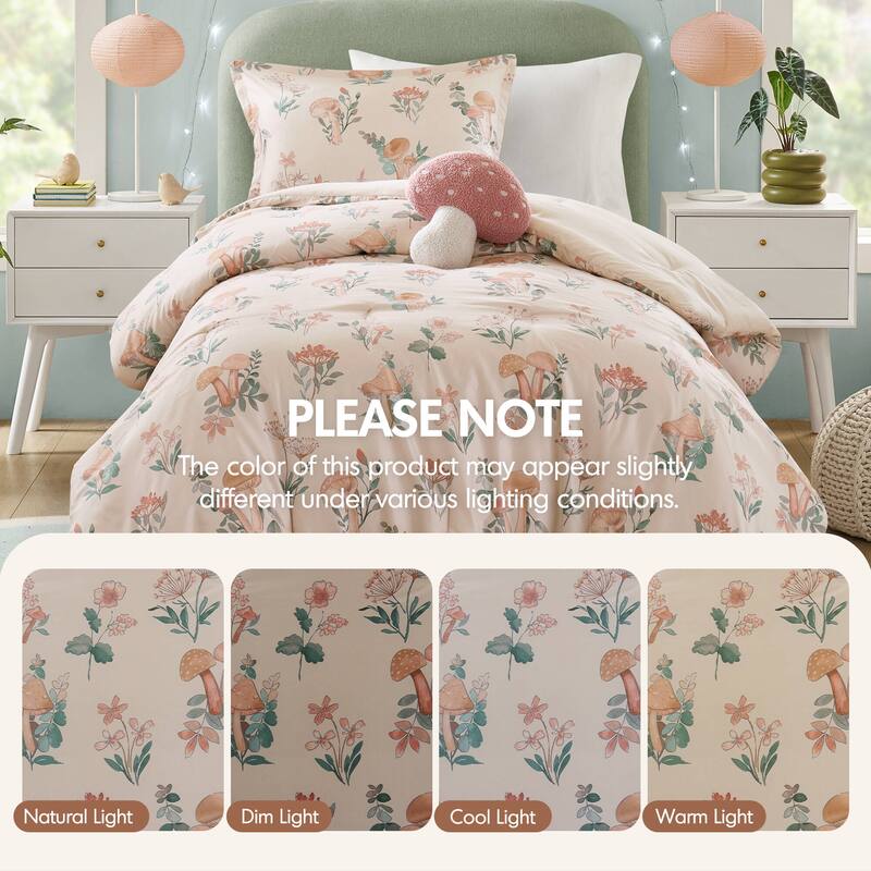 Intelligent Design Brynn Mushroom Garden Comforter Set