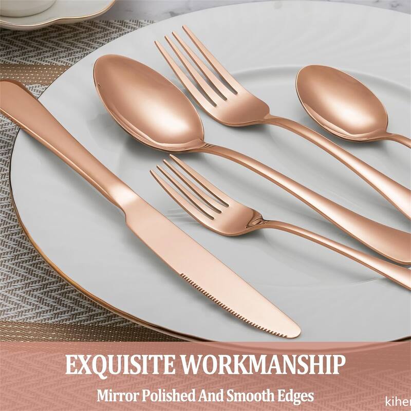 60 Pcs Silverware Set - 9.84*6.34*2inch