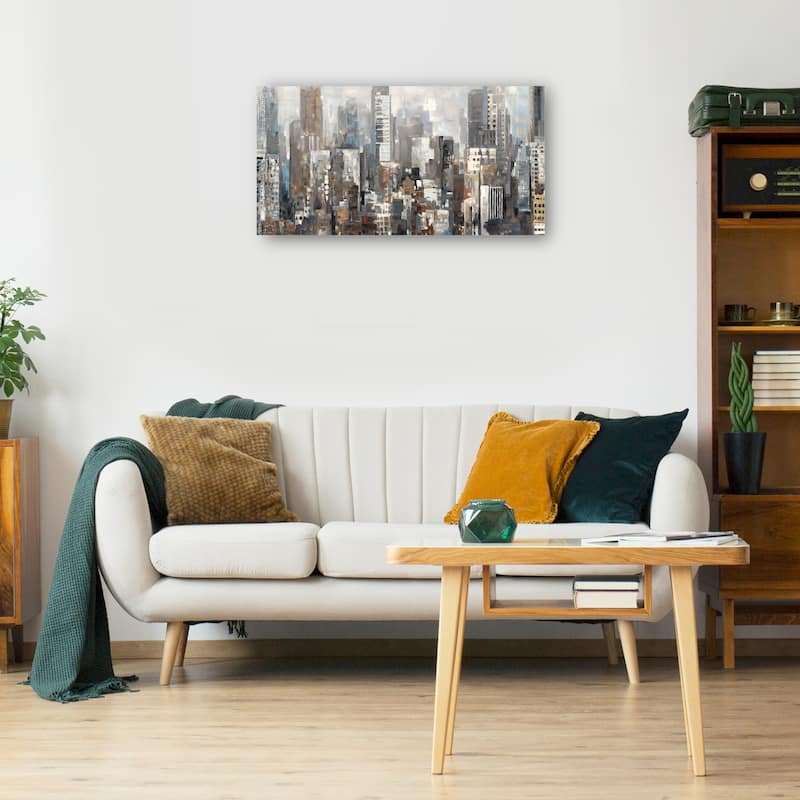 City Silhouettes By Emily Williams Canvas Art Print
