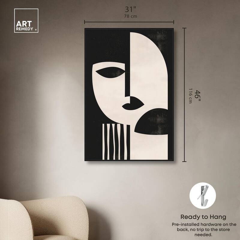The Mask III Canvas by Art Remedy
