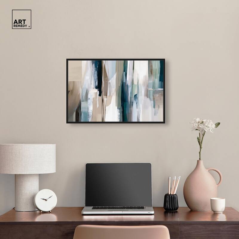 Color Columns Canvas by Art Remedy