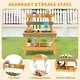 preview thumbnail 7 of 8, Gymax Play Kitchen for Kids w/ Removable Faucet Sink Grill Rack