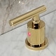 preview thumbnail 15 of 20, Kingston Brass Manhattan Two-Handle 3-Hole Deck Mount Widespread Bathroom Faucet with Retail Pop-Up Drain