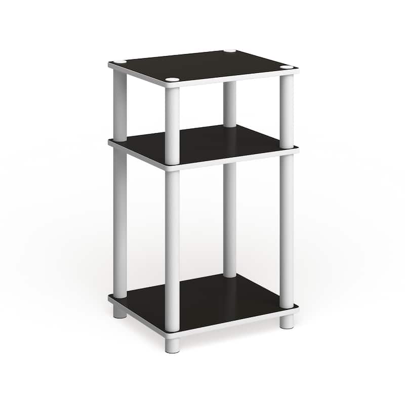 Porch & Den Stuyvesant 3-tier End Table - 2 tables - White/Espresso